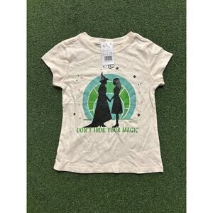 Wicked Girls Short Sleeve T-Shirt - Ivory “Don’t Hide Your Magic” NWT Size XS